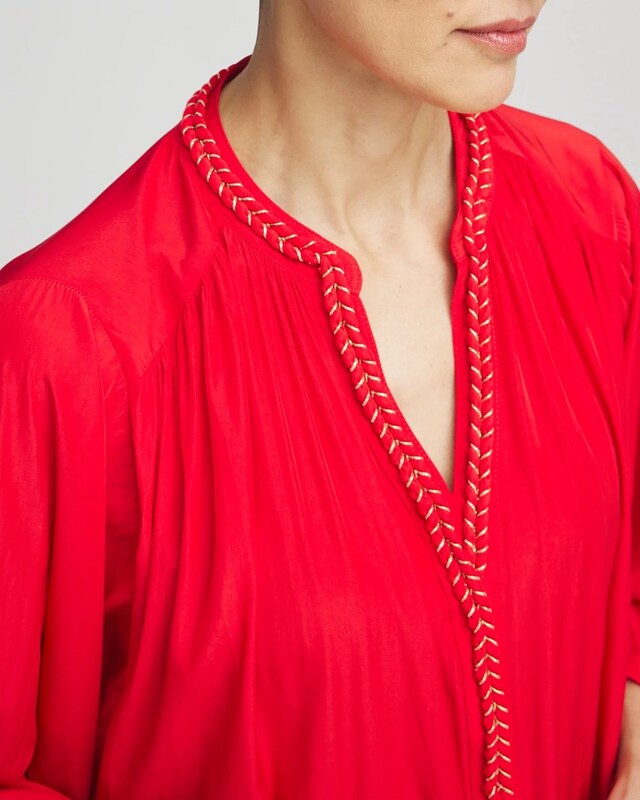 Braided Batwing Blouse - image 4